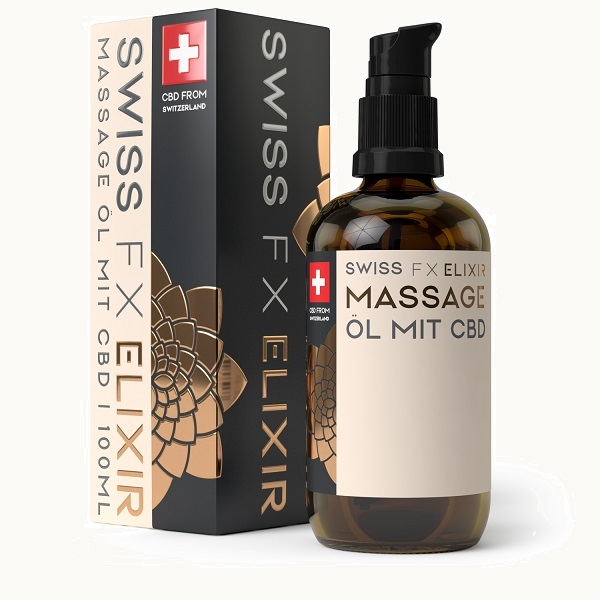 Aceite para masajes CBD Swiss FX 600